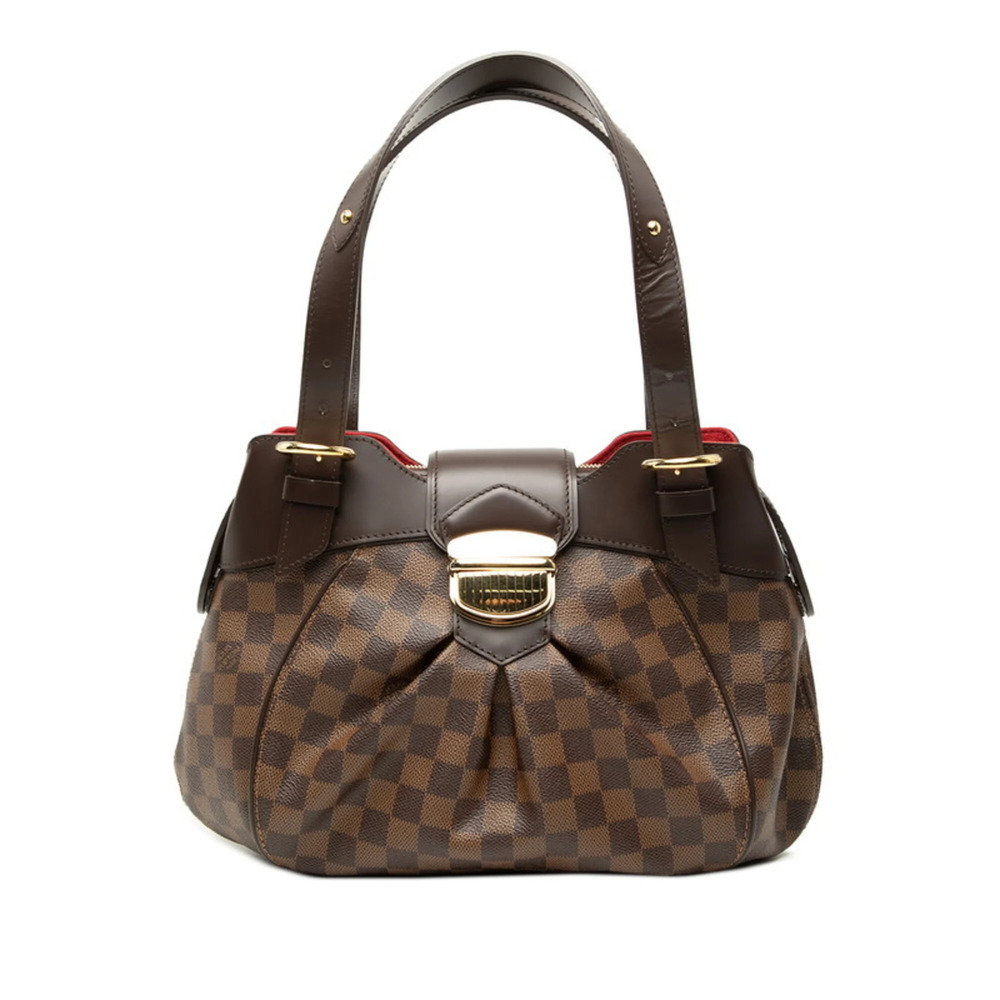 LOUIS VUITTON Brown Damier Leather Shoulder Bag
